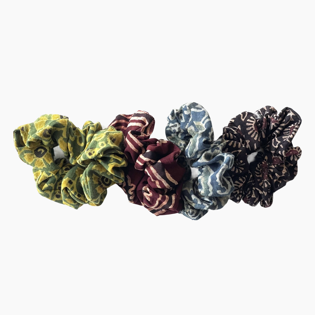 Ajrak Scrunchie