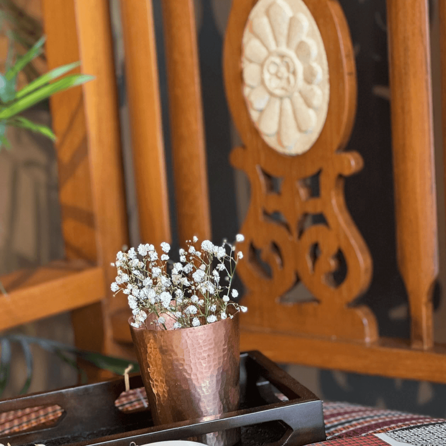 Antique Headboard Bench