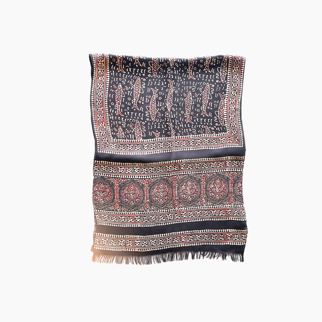 Silk Ajrak Scarf