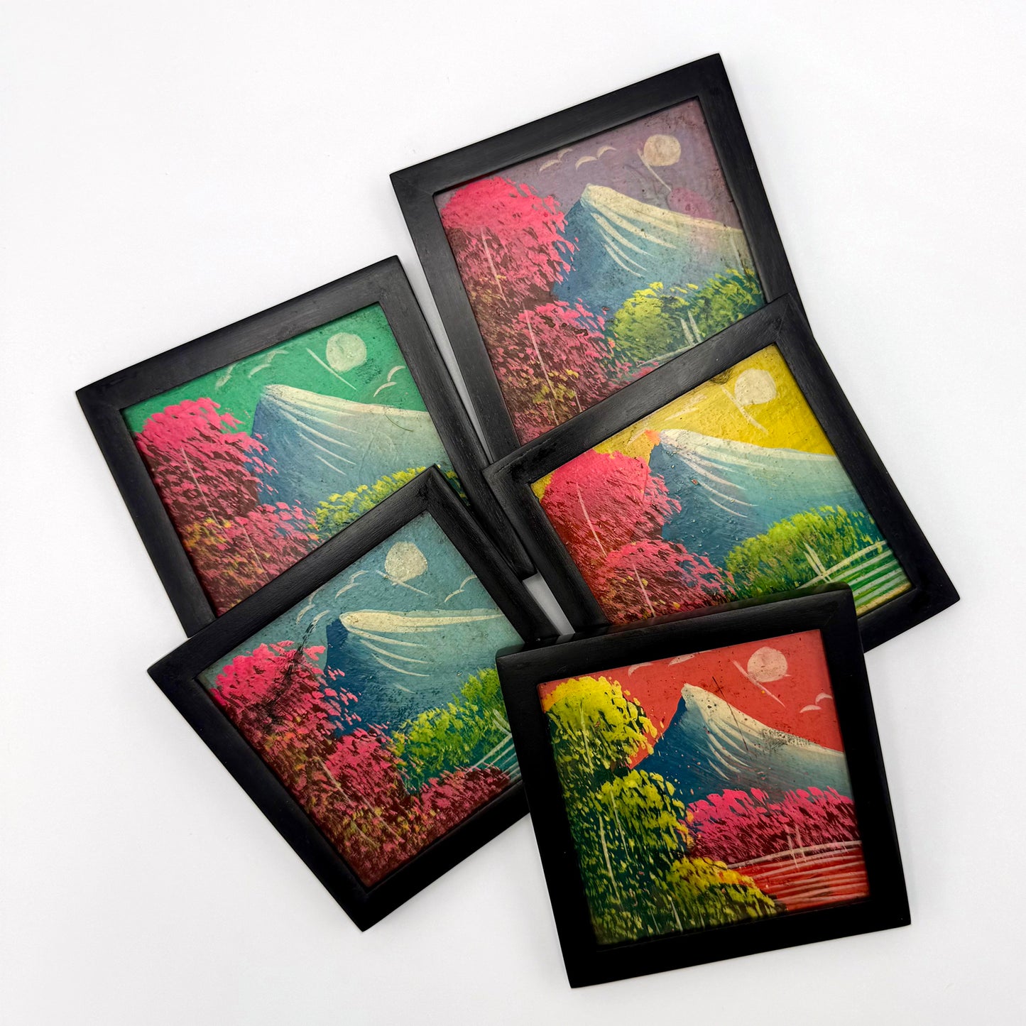 Handpainted Truck Art Coaster