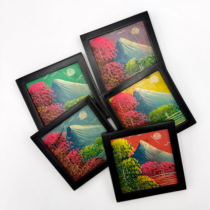 Handpainted Truck Art Coaster