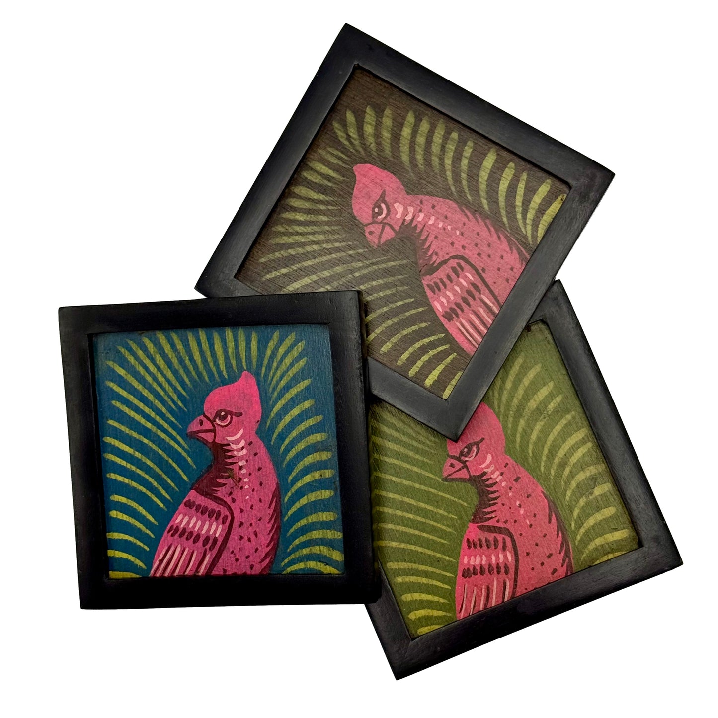 Handpainted Truck Art Coaster