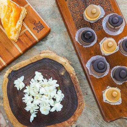 Ajrak Engraved Cheese Board