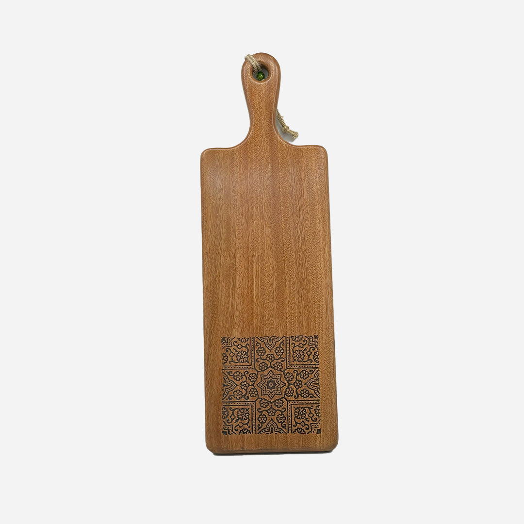 Ajrak Engraved Cheese Board