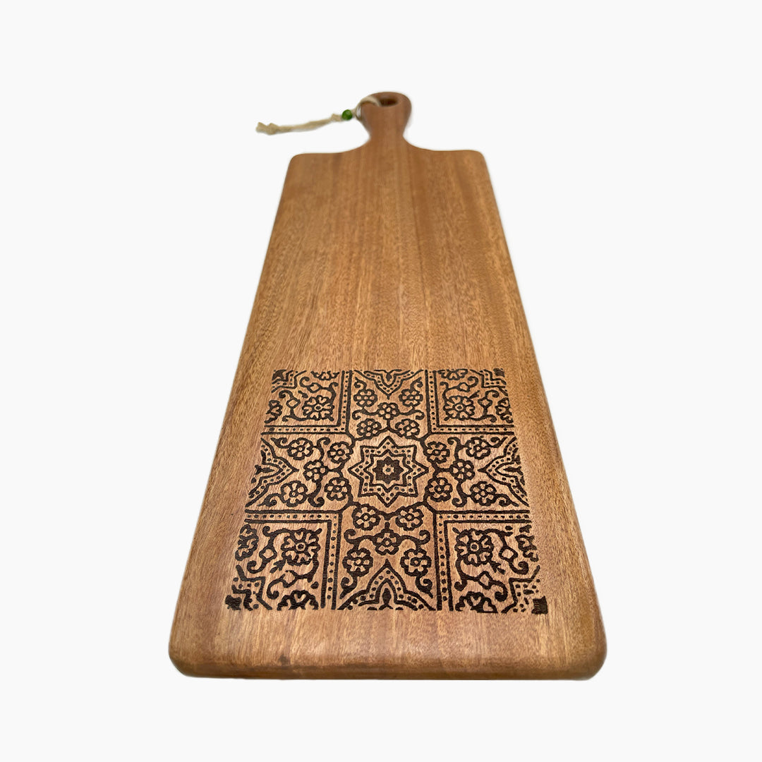 Ajrak Engraved Cheese Board