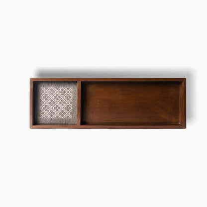 Wooden Chitarkari Tray