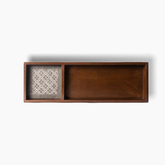 Wooden Chitarkari Tray