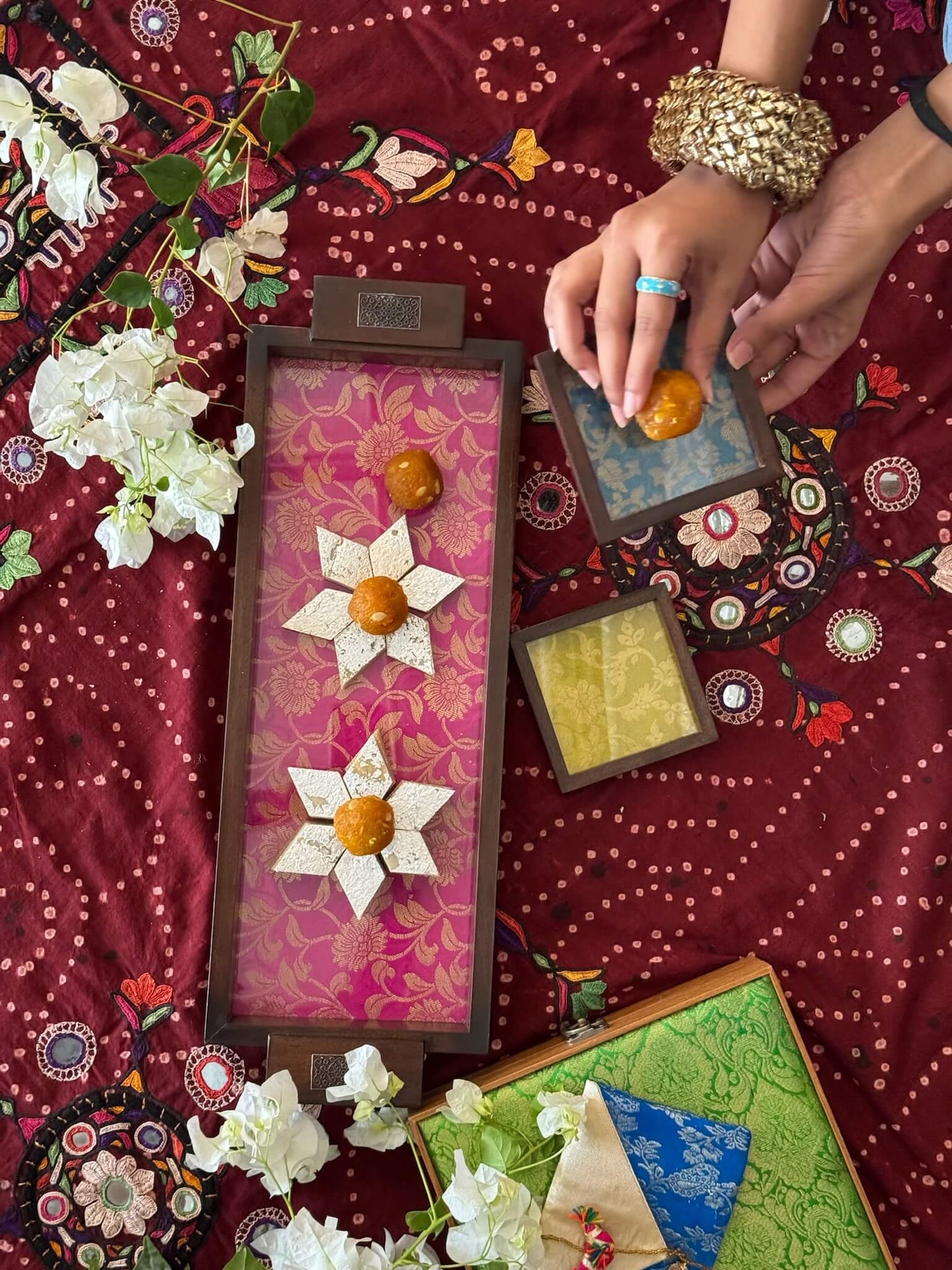 Jamavar Tray Small